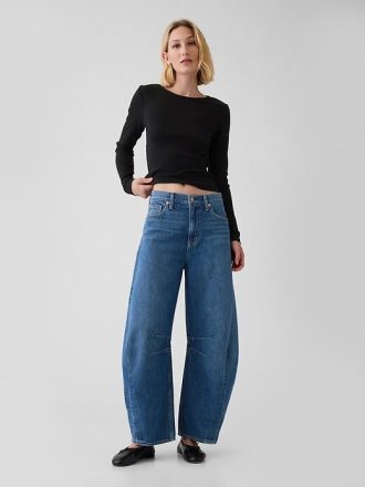 Tricou Crop Modern Rib