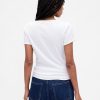 Tricou Crop Modern Rib Scoop