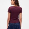 Tricou Crop Modern Rib Scoop Tricou Crop Modern Rib Scoop