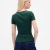 Tricou Crop Modern Rib Scoop