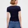 Tricou Crop Modern Rib Scoop