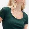 Tricou Crop Modern Rib Scoop