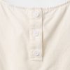 Tricou Crop Shell din amestec de in