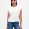 Tricou Crop Supima® Cotton Relaxed