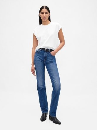 Tricou Crop Supima® Cotton Relaxed