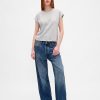 Tricou Crop Supima® Cotton Relaxed
