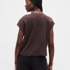 Tricou Crop Supima® Cotton Relaxed