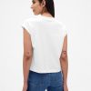 Tricou Crop Supima® Cotton Relaxed
