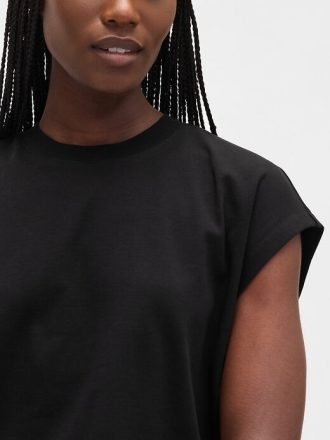 Tricou Crop Supima® Cotton Relaxed