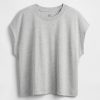Tricou Crop Supima® Cotton Relaxed