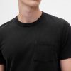 Tricou cu buzunar din bumbac organic