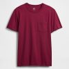Tricou cu buzunar din bumbac organic