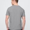 Tricou cu decolteu în V din jerseu de bumbac