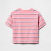 Tricou cu dungi relaxate pentru bebeluși și copii mici Tricou cu dungi relaxate pentru bebeluși și copii mici