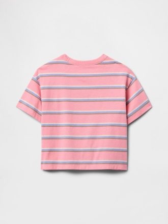 Tricou cu dungi relaxate pentru bebeluși și copii mici