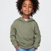Tricou cu glugă din bumbac organic pentru bebeluși și copii mici Tricou cu glugă din bumbac organic pentru bebeluși și copii mici