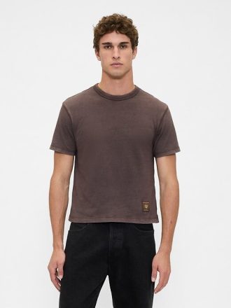 Tricou cu grafic crop greu