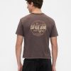 Tricou cu grafic crop greu Tricou cu grafic crop greu