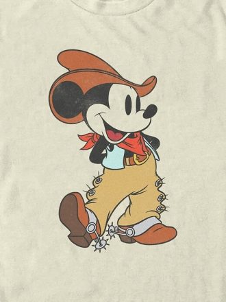 Tricou cu grafic Mickey Mouse Cowboy
