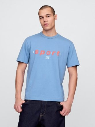Tricou cu logo Gap Sport
