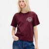 Tricou cu logo grafic relaxat