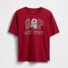 Tricou cu logo grafic relaxat pentru copii