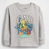 Tricou cu logo grafic Sesame Street pentru bebeluși și copii mici