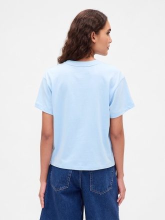 Tricou cu logo relaxat