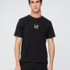 Tricou cu logo relaxat greu Tricou cu logo relaxat greu