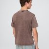 Tricou cu logo relaxat greu Tricou cu logo relaxat greu