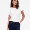 Tricou cu maneci fluturate Tricou cu maneci fluturate