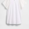 Tricou cu maneci fluturate Tricou cu maneci fluturate