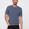 Tricou cu mesh croșetat cu decolteu Tricou cu mesh croșetat cu decolteu