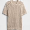 Tricou cu mesh croșetat cu decolteu Tricou cu mesh croșetat cu decolteu