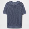 Tricou cu mesh croșetat cu decolteu Tricou cu mesh croșetat cu decolteu