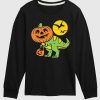 Tricou cu mânecă lungă T-Rex Pumpkin Head pentru copil mic