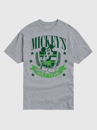 Tricou cu mânecă scurtă Disney Mickeys Golf Team