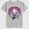 Tricou cu mânecă scurtă Marvel Scribble Ghost Spider pentru copil mic