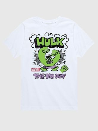 Tricou cu mânecă scurtă Marvel The Incredible Hulk Doodle pentru copii