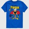 Tricou cu mânecă scurtă Marvel Thor Doodle pentru copil mic