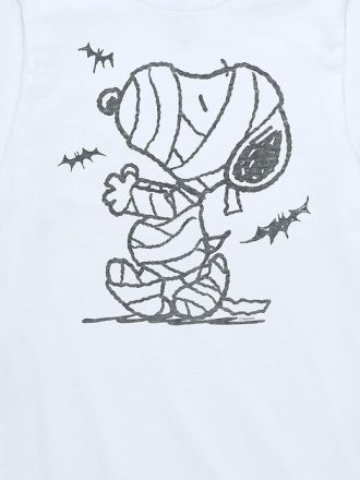 Tricou cu mânecă scurtă Peanuts Snoopy Mummy And Bats pentru copil mic