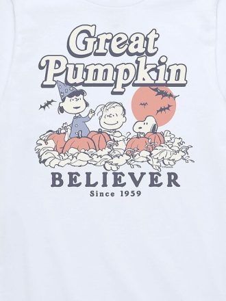 Tricou cu mânecă scurtă pentru copii Peanuts Pumpkin Pals