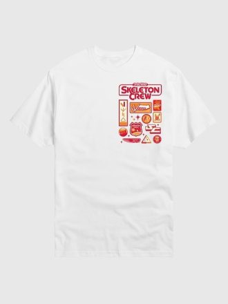 Tricou cu mânecă scurtă Star Wars Skeleton Crew