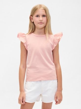 Tricou cu mâneci fluturate pentru copii
