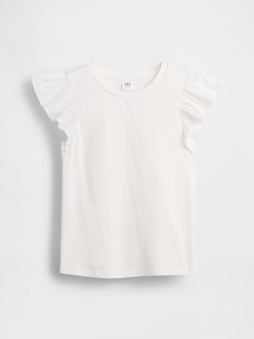 Tricou cu mâneci fluturate pentru copii Tricou cu mâneci fluturate pentru copii