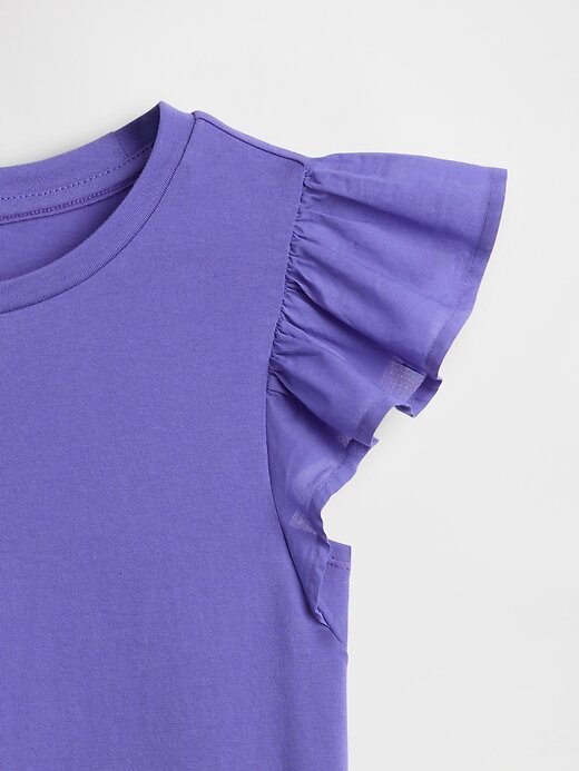 Tricou cu mâneci fluturate pentru copii Tricou cu mâneci fluturate pentru copii