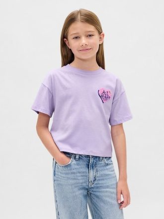 Tricou cu paiete flippy oversized pentru copii