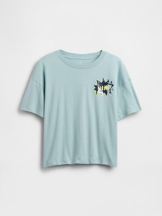 Tricou cu paiete flippy oversized pentru copii