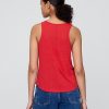 Tricou cu spate curse din amestec de in