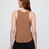 Tricou cu spate curse din amestec de in